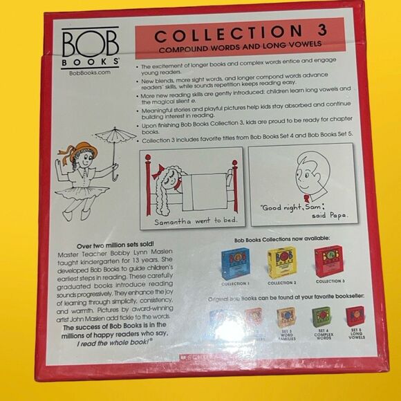 Sealed Bob Books Collection 3 Compound Words And Long Vowels (Red Box) - Picture 4 of 4